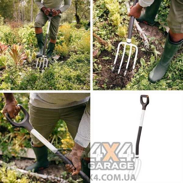 Облегченные садовые вилы Fiskars White 1070715 (113 см) 1070715 фото