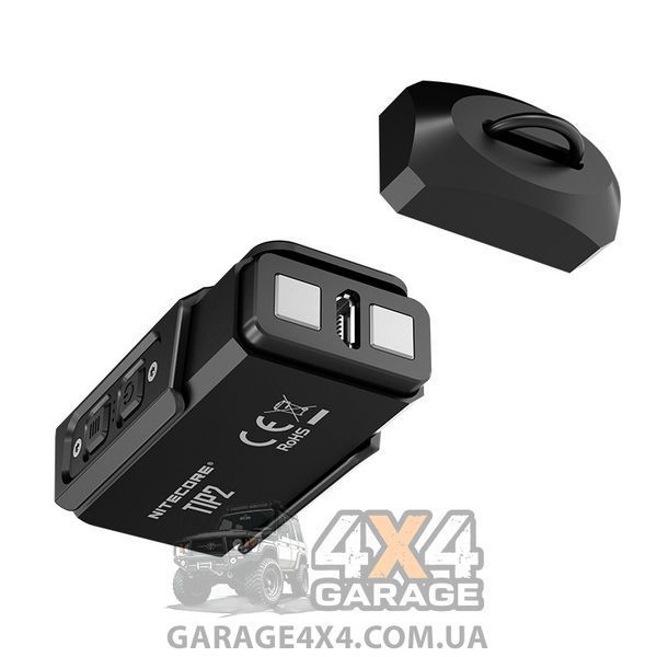 Ліхтар наключний Nitecore TIP 2 (CREE XP-G3 S3 LED, 720 люменів, 4 режими, USB, магніт) 1870748390 фото