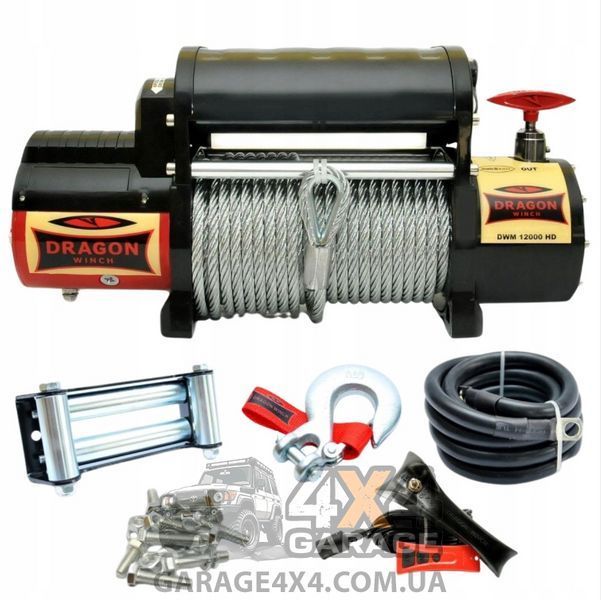 Лебідка для позашляховика Dragon Winch Maverick 12000HDI (Водонепроникний блок управління) DWM12000HDI фото