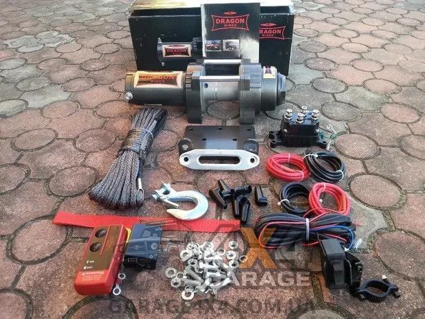 Електрична лебідка Dragon Winch Highlander 4500HDs (синтетичний трос) DWH4500HDs фото