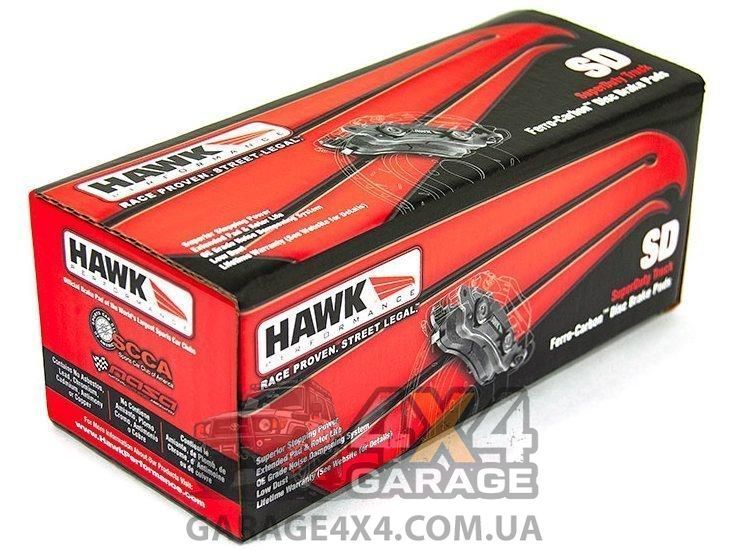 Передні гальмівні колодки HAWK Super Duty для Toyota Land Cruiser 200 / Lexus LX570 HB589P.704 фото
