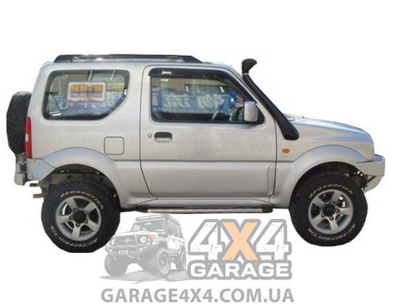 Компактний шноркель Telawei для Suzuki Jimny (1998-2017) з лекалом, гофрою і хомутами. SJMWSA фото