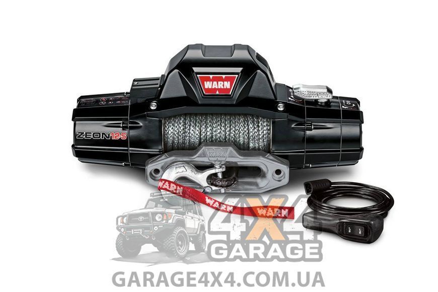 Лебедка для внедорожника WARN ZEON 12-S (Синтетический трос / 5443 кг) 95955 / 95950 фото