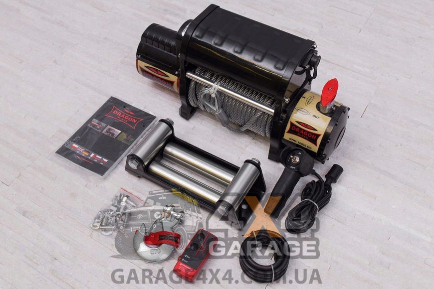 Лебідка для позашляховика Dragon Winch Maverick 12000HDI (Водонепроникний блок управління) DWM12000HDI фото