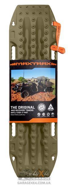 Прочные нейлоновые сэнд траки MaxTrax для внедорожника (Олива) MTX02OD фото