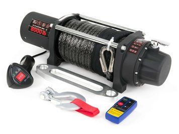 Лебідка для позашляховика 12 Вольт: PROwinch 8000 (Синтетичний трос) 1352218751 фото