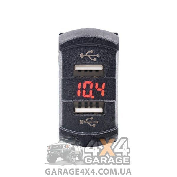 USB зарядка в авто с вольтметром 1093775060 фото