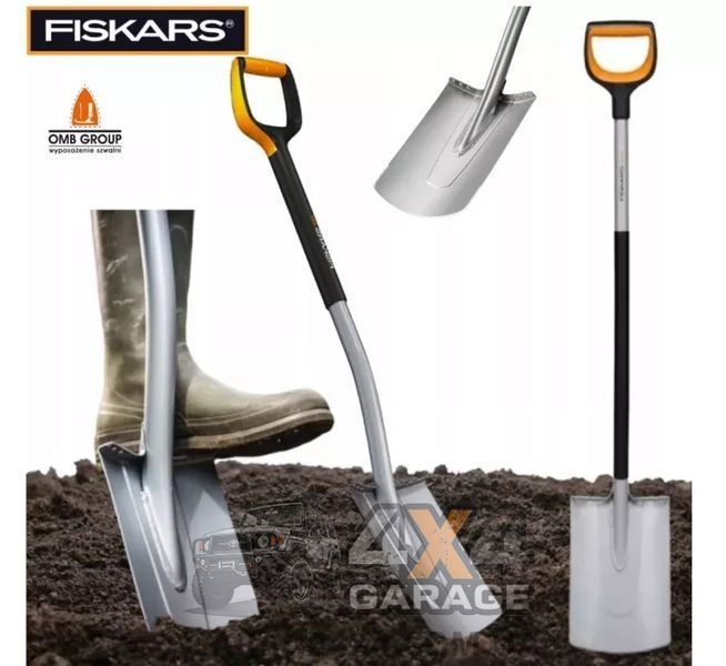 Прямая лопата для копа Fiskars Xact 131480 (М) 1003682 фото