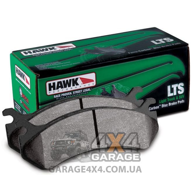 Передние тормозные колодки HAWK LTS для Toyota Land Cruiser 200 / Lexus LX570 (Ферро-карбон) HB589Y.704 фото