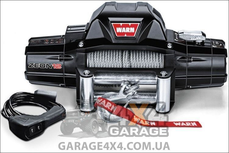 Лебедка для внедорожника WARN ZEON 12 (12В / 5443 кг) 89660 / 89120 фото
