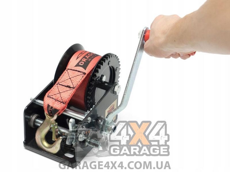 Ручна лебідка Dragon Winch DWK-25V (Синтетична стрічка) DWK-25Vpas фото