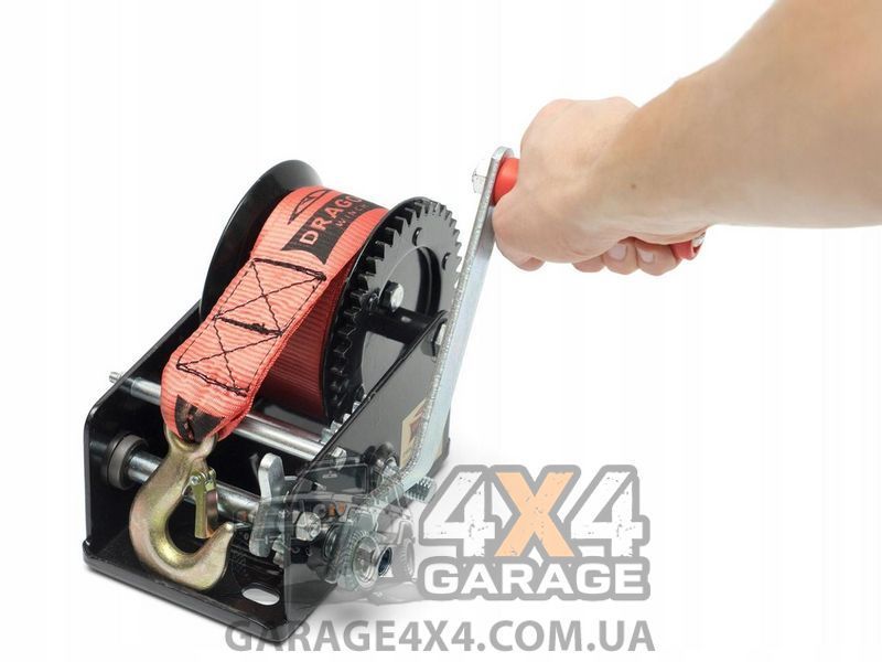 Ручна лебідка Dragon Winch DWK-25V (Синтетична стрічка) DWK-25Vpas фото