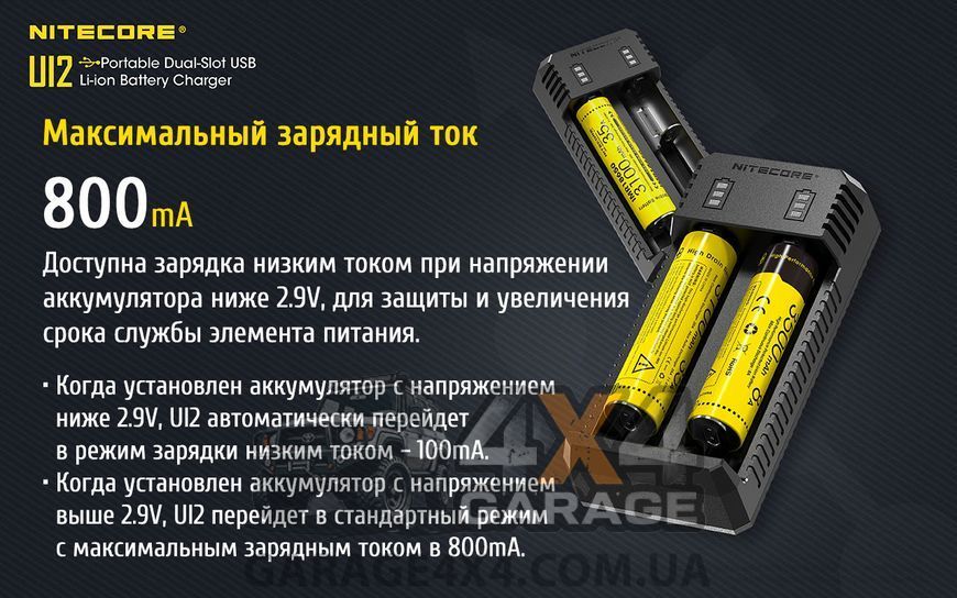 Зарядное устройство Nitecore UI2 (2 канала) 1870748391 фото