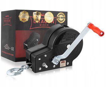 Ручна лебідка Dragon Winch DWK-35V (Синтетична стрічка, в корпусі) DWK-35Vpas фото