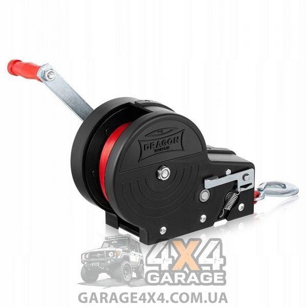 Ручная лебедка Dragon Winch DWK-35V (Синтетическая лента, в корпусе) DWK-35Vpas фото