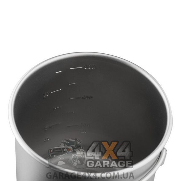 Компактный туристический казанок-кружка из титана с крышкой Fire-Maple Alti 600мл Alti 0.6L Titanium Cup фото