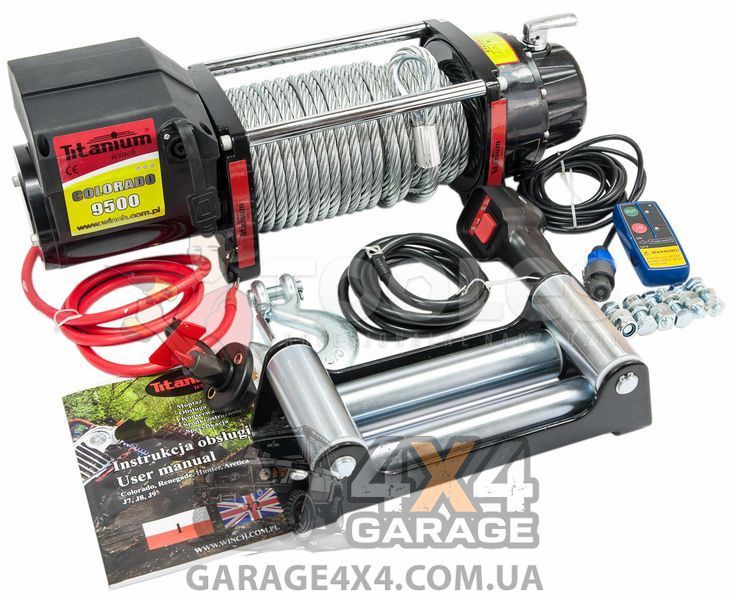 Автомобильная лебедка 12 Вольт Titanium Colorado 9500 (4315 кг) 1561 фото