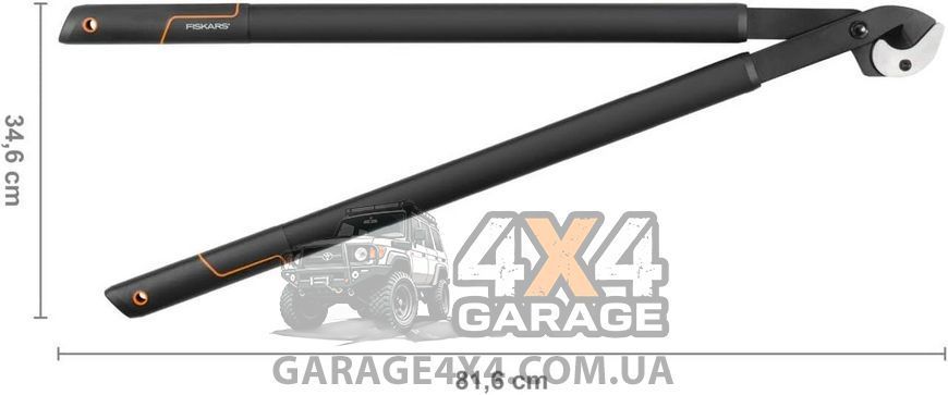 Большой контактный сучкорез с загнутыми лезвиями Fiskars SingleStep L39 (1001430) 1001430 фото