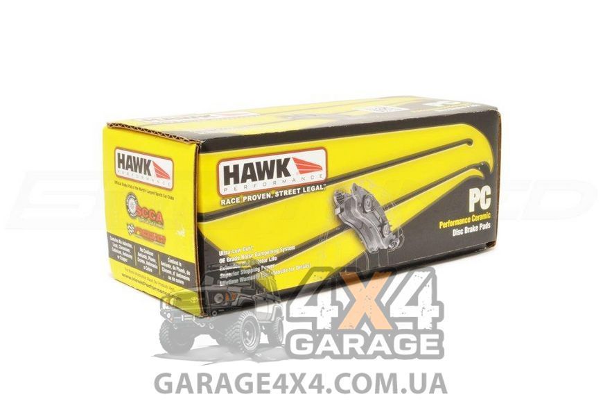 Передние тормозные колодки HAWK Performance Ceramic для Toyota Land Cruiser 200 / Lexus LX570 (Керамические) HB589Z.704 фото
