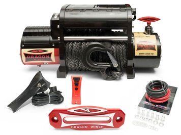 Електрична автолебідка 12 Вольт Dragon Winch Maverick 12000HDIs (синтетичний трос / 5443 кг) DWM12000HDIs фото