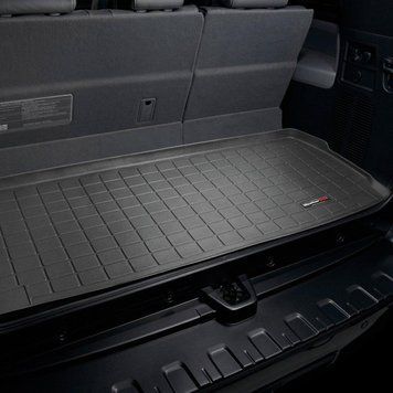 Чорний гумовий килимок у багажник WeatherTech для Toyota Sequoia 12+ 40345 фото