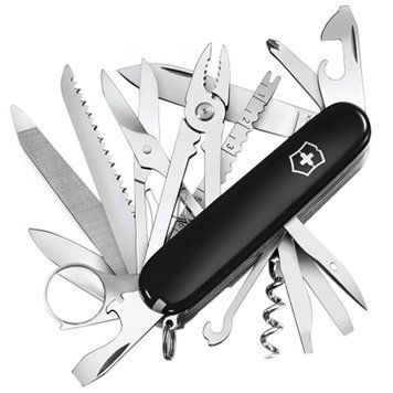 Нож складной, мультитул Victorinox Swisschamp (91мм, 33 функции), черный 1.6795.3 1870743998 фото