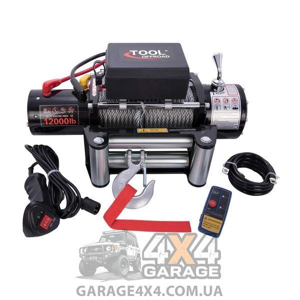 Лебідка для позашляховика 12 Вольт: PROwinch 12000 (сталевий трос) 1352247898 фото