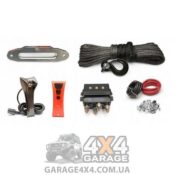Электрическая автолебедка 12 Вольт Dragon Winch Maverick 12000HDIs (синтетический трос / 5443 кг) DWM12000HDIs фото