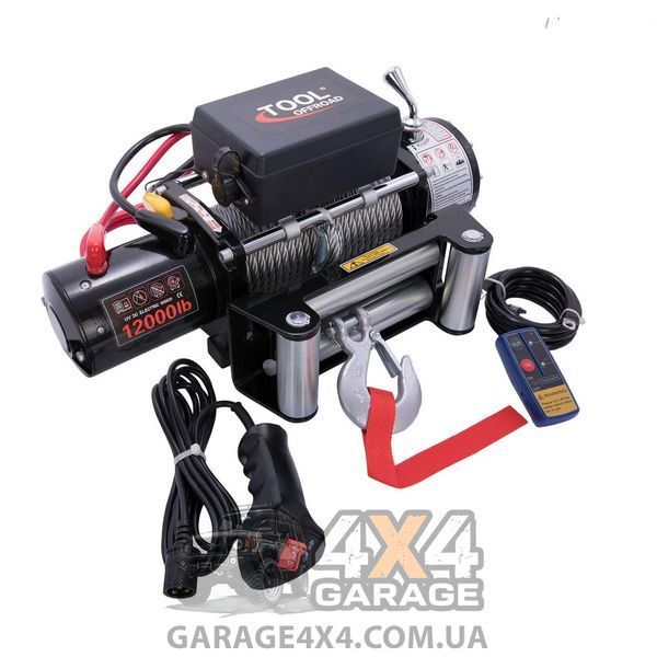 Лебідка для позашляховика 12 Вольт: PROwinch 12000 (сталевий трос) 1352247898 фото