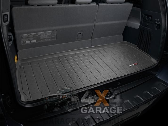 Чорний гумовий килимок у багажник WeatherTech для Toyota Sequoia 12+ 40345 фото