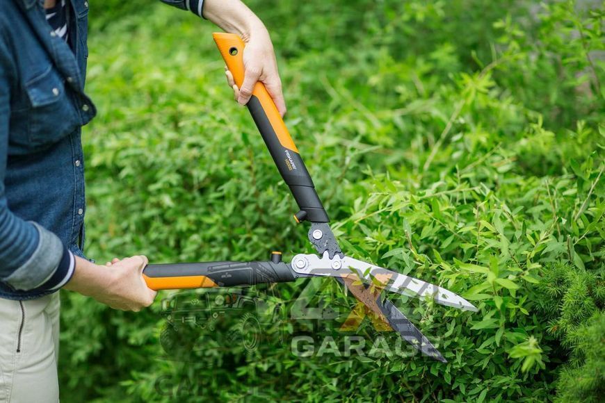 Ножиці для живоплоту Fiskars PowerGear X HSX92 (1023631) 1023631 фото