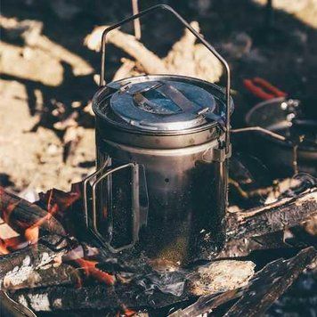 Туристичний казанок із харчової нержавіючої сталі Fire-Maple Antarcti 1.2 л Antarcti 1.2L Stainless S фото