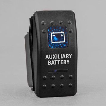Тумблер - выключатель для АКБ AUX Battery (12/24 Вольт) OF064 фото