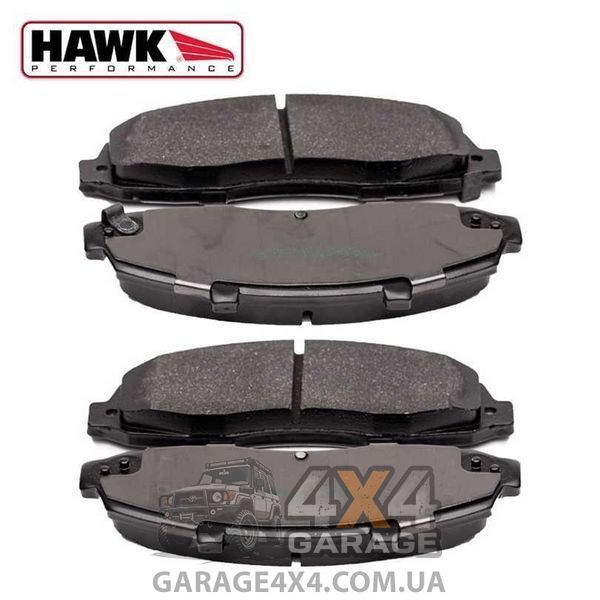 Задні гальмівні колодки HAWK LTS для Toyota FJ Cruiser / Lexus GX 460 HB477Y.610 фото