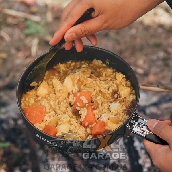 Набір туристичного посуду для кемпінгу, туризму та походів Fire-Maple FEAST 4 Orange (Алюміній) FEAST4 Orange фото