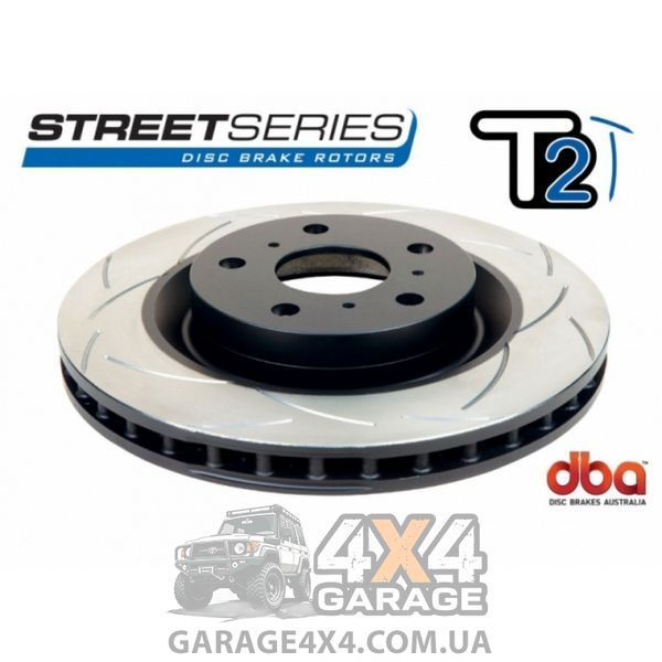 Усиленный задний тормозной диск DBA Street Series T2 Slot для SUBARU Forester SG XT (2001- 2008) DBA653S фото