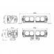 Світлодіодна балка Lazerlamps Triple-R 1250 Highline (590 мм/132 Вт) 00R12-PL-Std-B фото 4