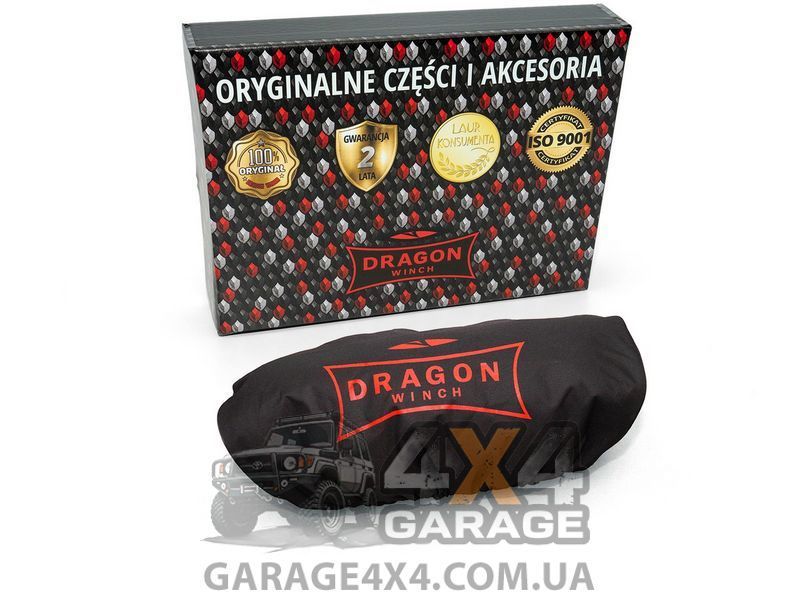 Вологостійкий чохол для лебідки Dragon Winch (для позашляховиків) DW0001 / HRWH001 фото