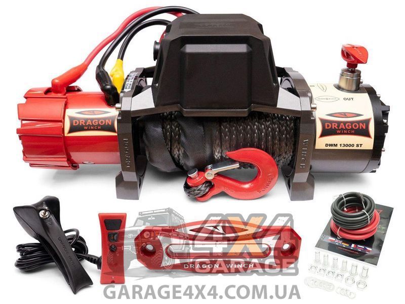 Електрична лебідка Dragon Winch Maverick 13000HDs (синтетичний трос) DWM13000STs фото