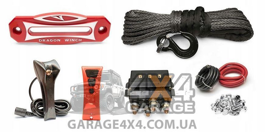 Електрична лебідка Dragon Winch Maverick 13000HDs (синтетичний трос) DWM13000STs фото