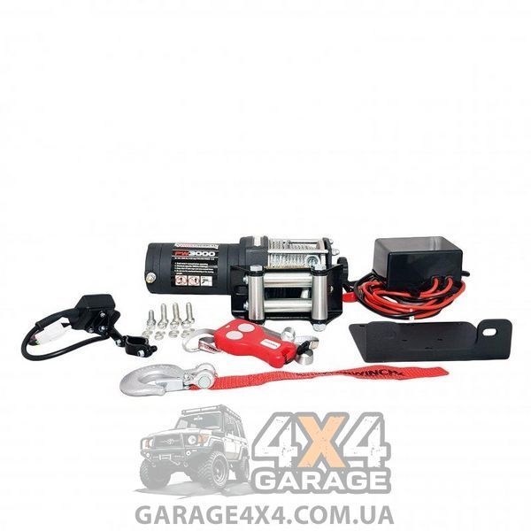 Лебедка для квадроцикла с беспроводным пультом Power Winch 3000 PW3000 фото