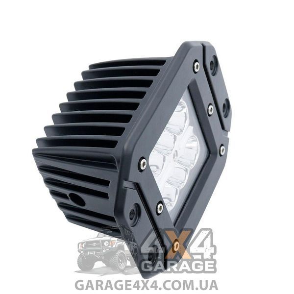 Пара вбудованих світлодіодних фар в бампер 18 Вт (3 Вт діоди Cree) led18x2 фото