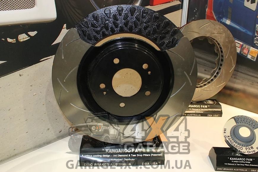 Усиленный вентилируемый передний тормозной диск DBA 4000 Series T3 Slot для Lexus GX 470 (2002-2009) DBA42700S фото