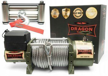 Електрична лебідка 24 Вольт Dragon Winch Truck 16000HD (7257 кг) DWT16000HD фото