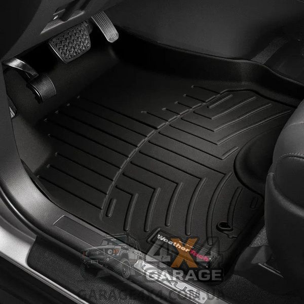 Грязезащитные резиновые коврики WeatherTech в салон Lexus GX 14+ (Передние / черные) 444931 фото