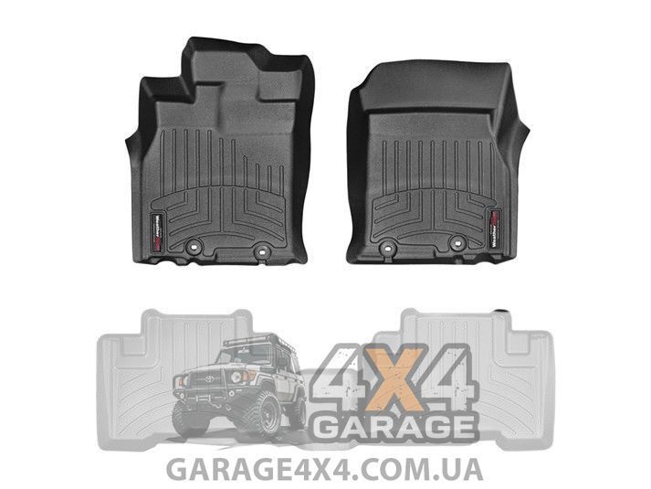 Передні брудозахисні килимки WeatherTech в салоні Toyota FJ Cruiser 11+ (для авто з АКПП) 446041 фото