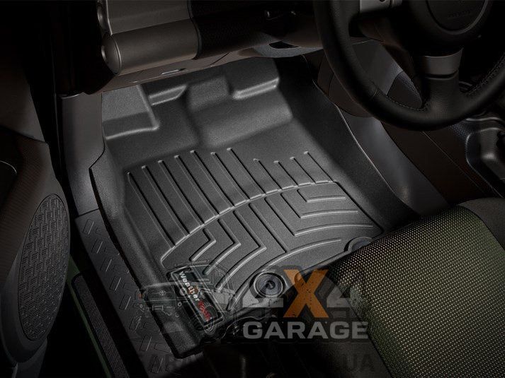 Передні брудозахисні килимки WeatherTech в салоні Toyota FJ Cruiser 11+ (для авто з АКПП) 446041 фото