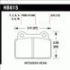 Задние тормозные колодки HAWK HP Plus для Mitsubishi Lancer Evolution X 2008-2014 (Керамические) HB615N.535 фото 2