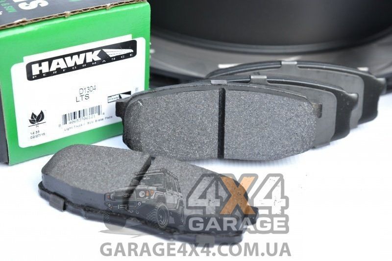 Передні гальмівні колодки HAWK LTS для Toyota FJ Cruiser / Lexus GX / Toyota Tacoma HB490Y.665 фото