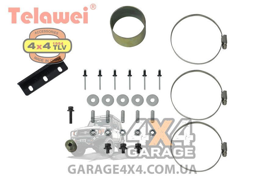 Шноркель Telawei для Toyota Hilux 1997-2005 (Дизель, ліва сторона) STH167LA фото